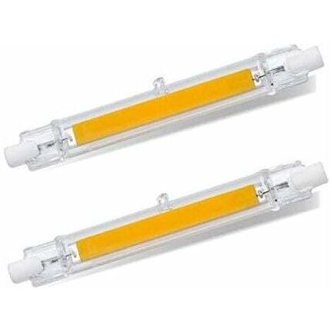 YMYNY Ampoule R7S LED 118mm Blanc Froid 6000K, 1200LM, R7S 13W COB LED Équivalent Halogène R7S J118 100W 120W, 360 Degrés, Non-dimmable, LED R7S 118mm Slim pour Plafonnier/Lampadaire, lot de 2 (1/4)