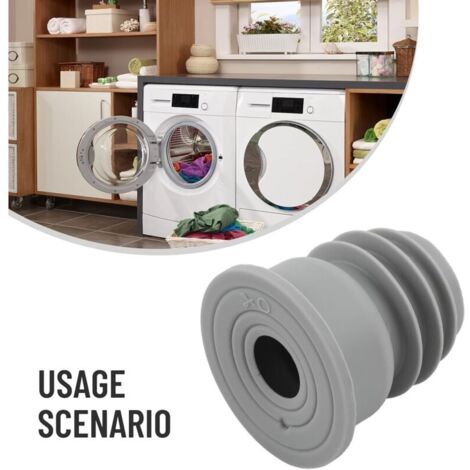Joint De Tuyau De Machine à Laver WISIRENT 35-40mm Avec Bouchon Silicone - Anti-Odeur Et Étanchéité Parfaite