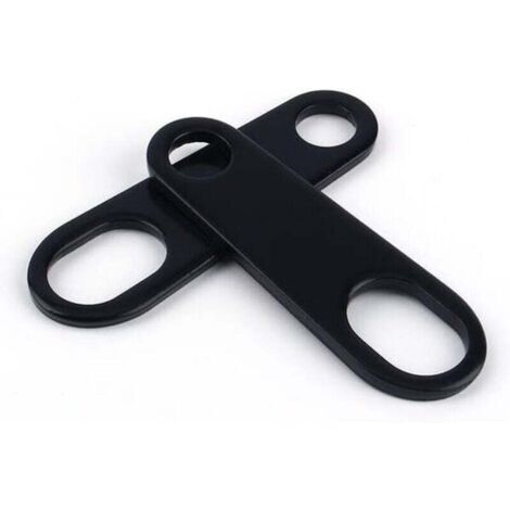 Support de Clignotants de Moto Support de Montage Support de Fixation Support de Relocalisation de Lumière d'Indicateur Universel Noir gauche et droite (1/4)