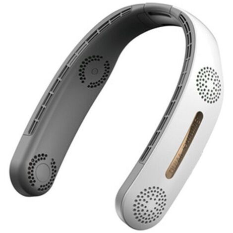 Ventilateur tour de cou 4000 mAh - Refroidissement à 3 vitesses - Ventilateur personnel portable pour extérieur et intérieur - Blance,21814047mm (1/4)