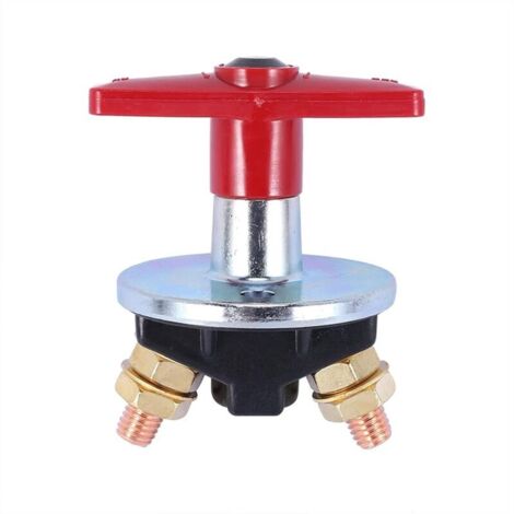 Isolateur de batterie à clé fixe de 1500 ampères, interrupteur de mise à mort 12V / 24V, interrupteur électrique robuste, accessoires de voiture, outil 1 pièces (1/4)