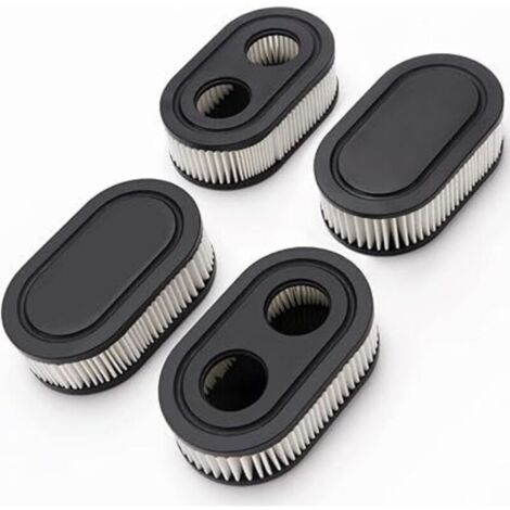 Filtre à air pour tondeuse à gazon 4 pièces, compatible avec les moteurs Briggs & Stratton 798452 593260 (1/4)