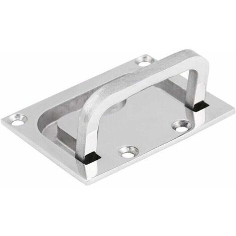 Boucle de plancher en acier inoxydable 316, boucle de pont marine, poignée de trappe, poignée de RV (7657mm) (1/4)