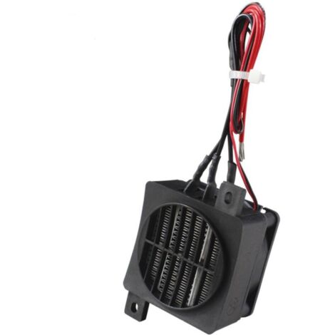 Réchauffeur PTC avec Ventilateur, 12V100W Réchauffeur électrique céramique thermostatique d'air Chauffant (1/4)