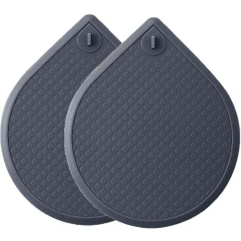 Lot de 2 bouchons de vidange en silicone pour douche, baignoire, lavabo, évier, filtre de vidange avec ventouse (gris foncé 1518 cm) (1/4)