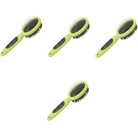 4 Pièces Peigne Démêlant Chien Peignes Pour Animaux De Compagnie Brosse De Lavage Pour Chien Brosse De Bain Chat Nettoyage Brosse Pour Animaux De Compagnie Le Chien Outil Plastique (1/4)