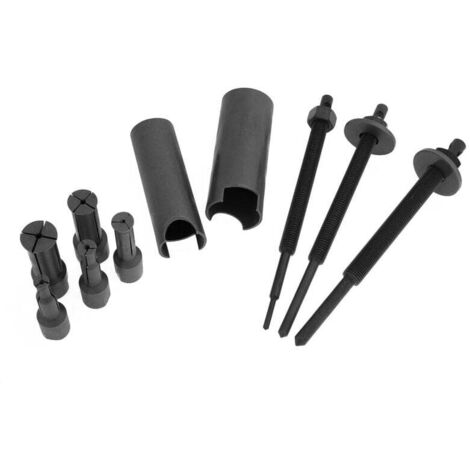 Extracteurs de roulement moto,Outil de démontage de huit pièces de palier interne,noir (1/4)