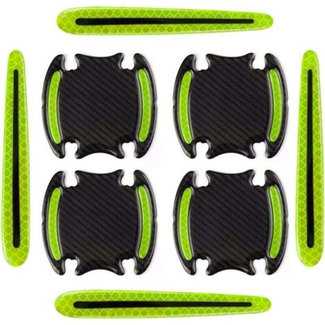 8 Pièces Film Autocollant Poignée Portière Voiture Autocollants de Protection pour Porte de Voiture Protection de Bord de Portière Protecteurs de Peinture Universel pour Divers Véhicules (1/4)