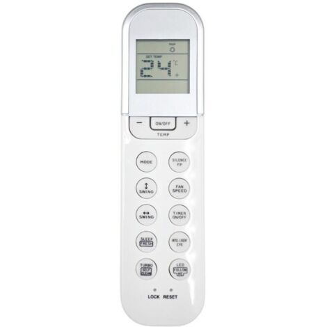 Télécommande de climatiseur compatible avec la télécommande de climatiseur-Midea Rg36f /bgef Rg36f2 /bgef Rg36f4 /bgef (1/4)