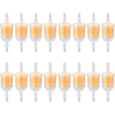 20Pièces Filtres à Essence en Ligne, Filtres à Carburant, Filtre à Essence Universel à Vitesse de Filtration pour moto 6-8 mm, Scooter, Moto, Générateur, Tondeuse à Gazon, Auto (1/4)
