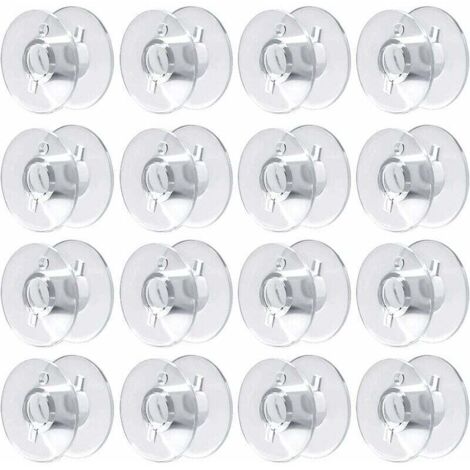 60 Pcs Canette Machine à Coudre Bobines - Pour Machine à Coudre - Canette Plastique - Compatible avec Brother Singer Kenmore Janome et la plupart des Machines à Coudre (1/4)