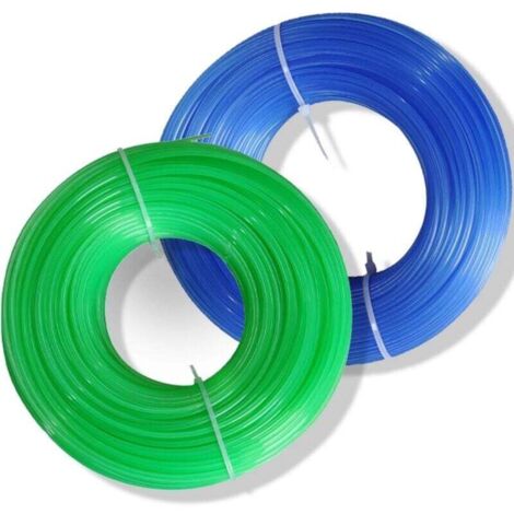 Ligne de tondeuse, bobine de coupe, fil de trimmer, pour jardins, parcs, écoles, pelouses. Résistant et durable. (1/4)