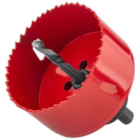 Scie cloche bimétallique M42 - Diamètre 145mm - Pour bois, plastique, aluminium - Tige robuste - Usage intensif