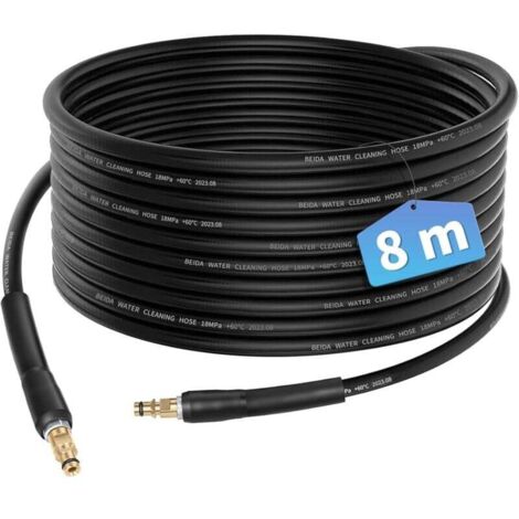 Tuyau flexible 8m pour Kärcher K2-K7, accessoire rallonge avec connecteur rapide (1/4)