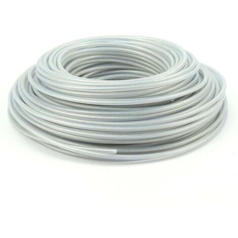 Fil de Tondeuse en Acier 3 mm x 30 mètres, Fil de Tondeuse, Bobine de fil d'acier robuste pour débroussailleuse de jardin, Fil de Rechange pour Tondeuse à Gazon (1/4)