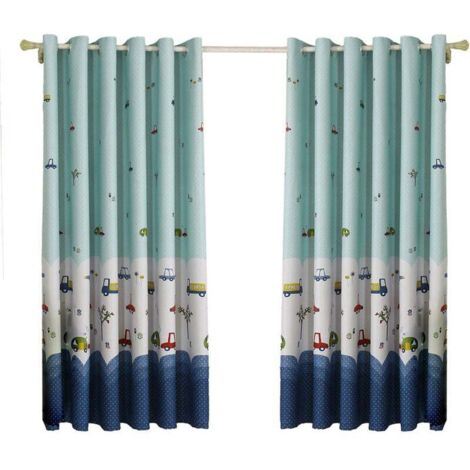 Ensemble de 2 Rideaux en Voile Dégradé à Oeillets - Polyester Changeant de Couleur - Décoration pour Salon, Chambre ou Bureau - Blanc et Gris 130x240cm (1/4)