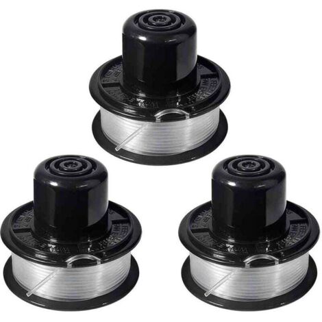 3 packs de ligne et bobine de coupe compatibles pour Black+Decker RS-136 ST4500 ST1000 ST4000 GE600 CST800 ST6800. (1/4)