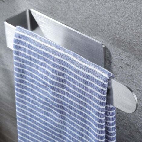 Porte Serviette Salle de Bain 23cm, Porte Serviette adhesif Porte torchon Cuisine SUS304 (1/4)