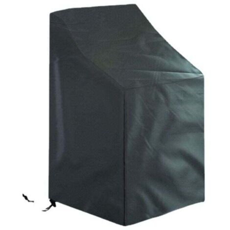Housse pour 4 à 6 chaises de jardin empilables 64 x 64 x 70/120 cm (1/4)