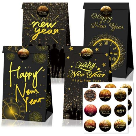 Sacs de fête du Nouvel An Sacs-cadeaux de bonne année Cadeaux de fête (1/4)