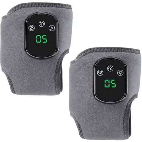 Massageur pieds et chevilles électrique - Vibration et infrarouge - Compression chaude articulations - Soulagement des douleurs