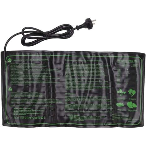 Tapis chauffant semis imperméable pour jardin horticulture, prise EU 220-240V (1/4)