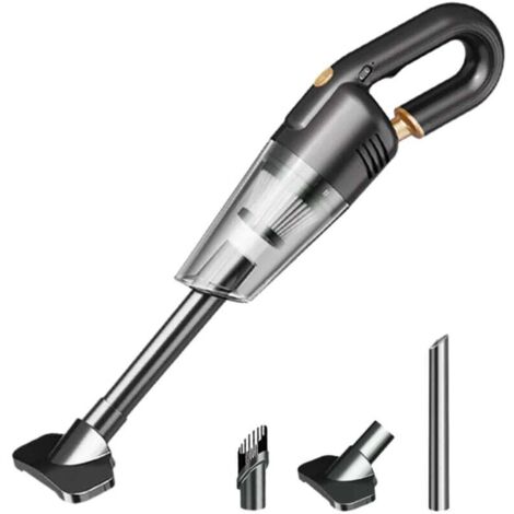 Aspirateur de voiture puissant 4500Pa 60W, mini aspirateur main sans fil rechargeable. Avec filtre USB, pour voiture et maison, efficace sur poils de chien. (1/4)