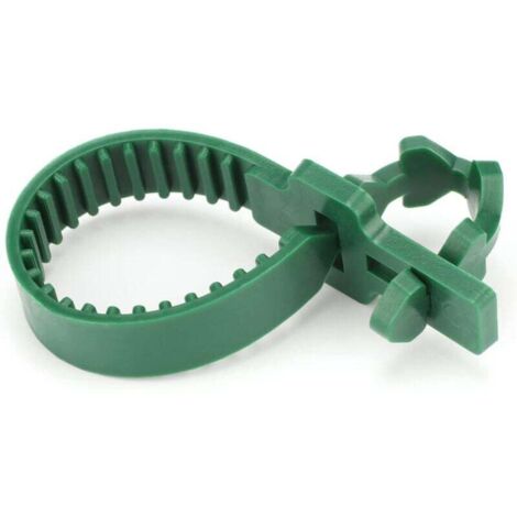 10 pièces 24 cm robuste en caoutchouc souple plante arbre sangles réglable emboîtement jardin attaches pour arbuste Rose plante arbre Support (1/4)