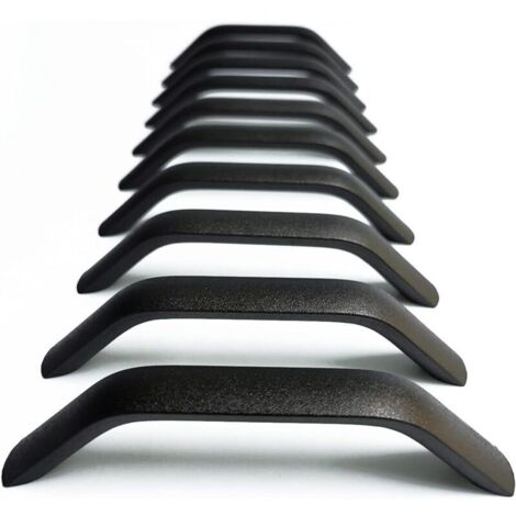 Entraxe 96mm, 10pcs Poignées et boutons de tiroir Cuisine Armoire Porte Poignées Placard Tiroir Chambre Meubles Tirer, Procédé de Sablage
