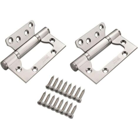 2 x charnières de porte de maison en acier inoxydable de haute qualité, résistantes aux intempéries, mouvement lisse et silencieux, remplacement de boule (1/3)