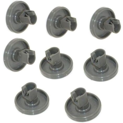 Roulettes Lave Vaisselle pour Panier Inférieur - Compatible avec Privileg, Faure, AEG, Electrolux, Zanussi... Jeu Complet de 8 Roues (1/4)