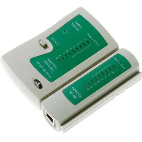 Outil réseau testeur de ligne de réseau informatique testeur de câble réseau vert (1/4)