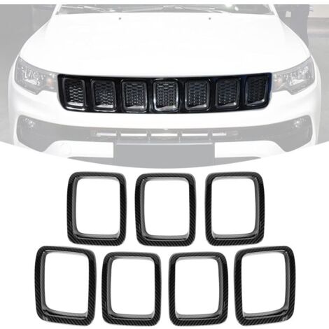 Grille de protection en fibre de carbone pour Jeep Compass MP 2017-2020 (1/4)