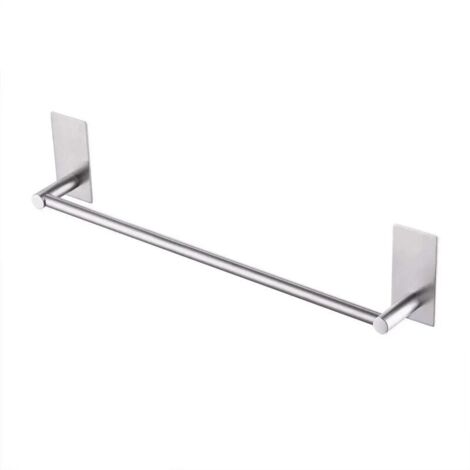 Porte Serviette Murale Adhesif Porte Serviette Salle de Bain en Acier Inoxydable 40cm Porte Serviette Auto-adhésif Porte Torchon, Serviette de Bain (1/4)