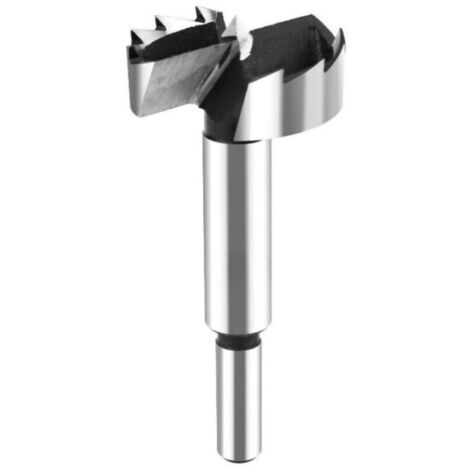 Foret 40 mm pour bois, embouts diamètre 40 mm, longueur 95 mm, embouts de perçage avec tige ronde (1/4)