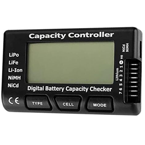 [JAMAIS UTILISÉ]Testeur numérique de capacité de batterie, testeur de tension avec écran LCD, pour batteries Li-ion, NiMH, NiCd, RC, LiPo, LiFe (1/5)