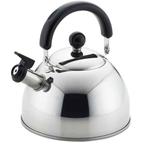 [JAMAIS UTILISÉ]Bouilloire sifflante, grande bouilloire de 3 litres pour cuisinière, adaptée aux cuisinières à gaz ou à induction, avec poignée pliante, ébullition rapide, idéale pour une utilisation 