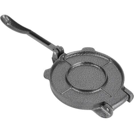 Presse à biscuit en alliage d'aluminium, Presse à tortilla de 6,5 pouces, Outils de pressage fournitures de cuisine, Convient pour presser des tortillas, des biscuits, des barbecues, etc. gris (1/4)