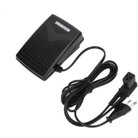 Pédale de Commande au Pied de la Machine à Coudre-pédale de Commande au Pied avec Cordon d'alimentation adapté à la Machine à Coudre Singer 974 (1/5)