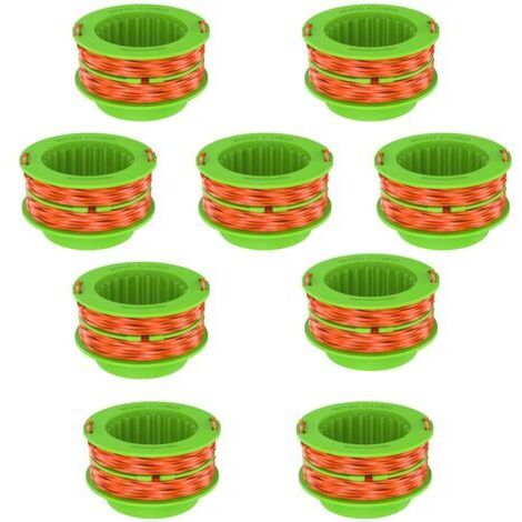 Jeu de cordons de coupe pour tondeuse EGO power + AS1300, bobines de cordon de remplacement pour tondeuse Ego 15 ST1500/ST1500-S 9 pièces (1/5)
