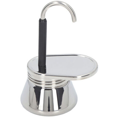 Cafetière italienne légère en acier inoxydable à bec unique pour le camping en plein air (1/4)
