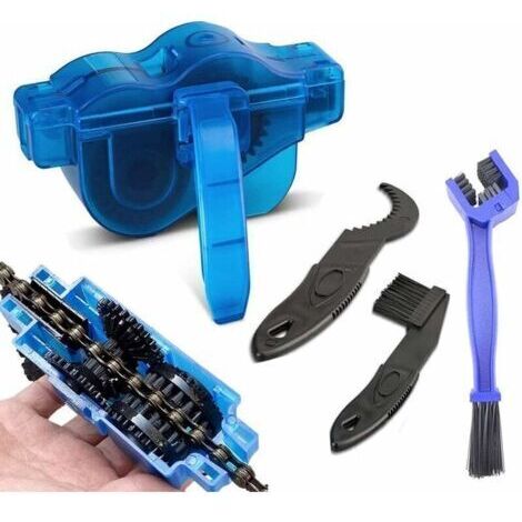 Nettoyeur de Chaîne De Vélo Nettoyage Chaîne Vélo Outils d&39entretien Nettoyeur de pétrole Bike Chain Cleaner pour Tous Les Types de Vélos et VTT (1/5)