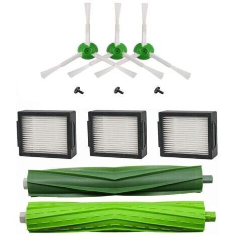 PièCes de Rechange pour IRobot Roomba I7 I7 + I7 plus E5 E6 E7 Series Kit D\'Accessoires pour Aspirateur - Filtre à Brosse LatéRal (1/5)