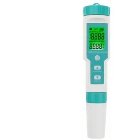 Stylo à eau 7 en 1 pour test de salinité/PH/TDS/EC/ORP/SG Stylo de test portable C-600 (1/4)
