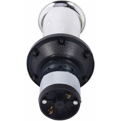 Kaxon Vieux Tacot 12v, 110DB Old Style Horn, 12V 490Hz Trompette De Voiture Klaxon Fort Alarme Corne Antique Vintage Type Classique AHH-OOO-GAH AHOOGA OOGA(argent) (1/4)