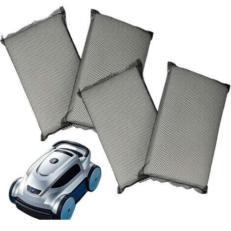 4X Filtres Compatible avec Evolution Power 4 aspirateur, Nettoyeur Piscine - Coussinets, 25 x 16 x 4 cm (1/5)