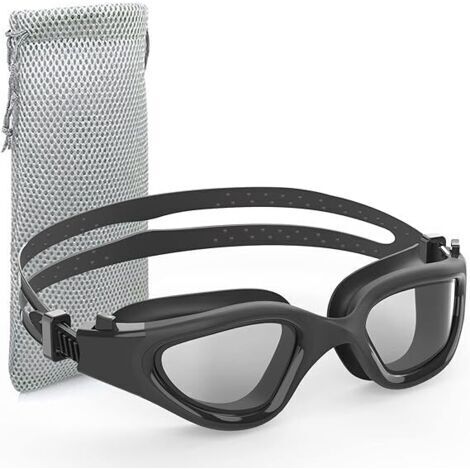 Lunettes de natation anti-buée pour adultes - Protection UV - Sans fuite - Facile à régler - Pour adultes, hommes, femmes, adolescents (1/5)