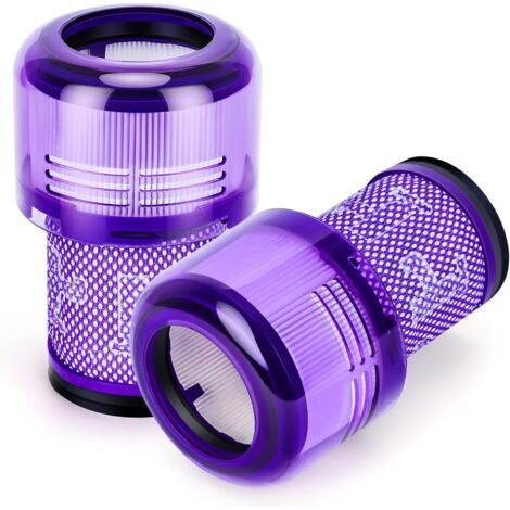 Lot de 2 filtres Hepa pour aspirateur sans fil Dyson v12 Detect Slim Absolute Extra Fluffy Total Clean Motorhead Complete (1/5)