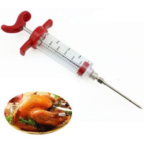 Seringue d'assaisonnement Accessoires de cuisine Seringue d'assaisonnement rouge (1/5)