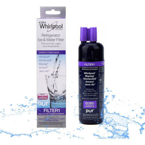 Pièces détachées pour réfrigérateur-1pcs filtres Réfrigérateur (W10295370A) , filtre à eau du réfrigérateur (1/4)
